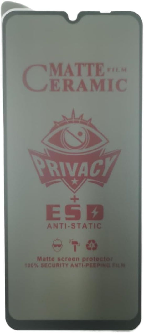 Matte ceramic privacy screen protector.
