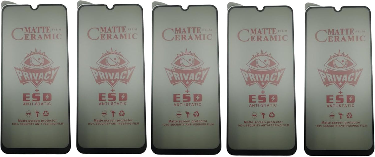 Matte ceramic privacy screen protectors.