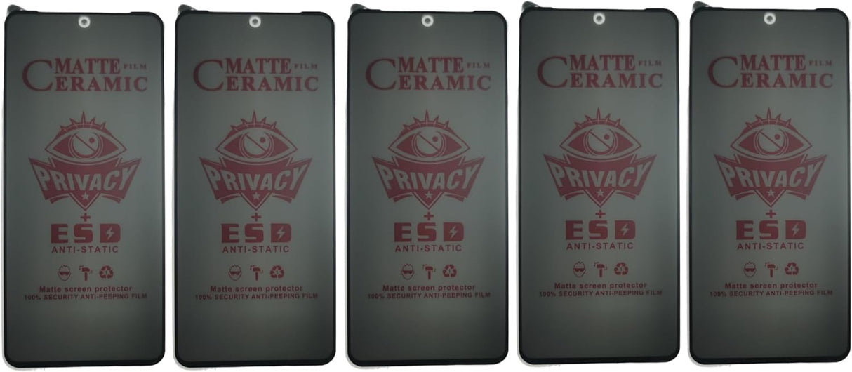 Matte ceramic privacy screen protectors.