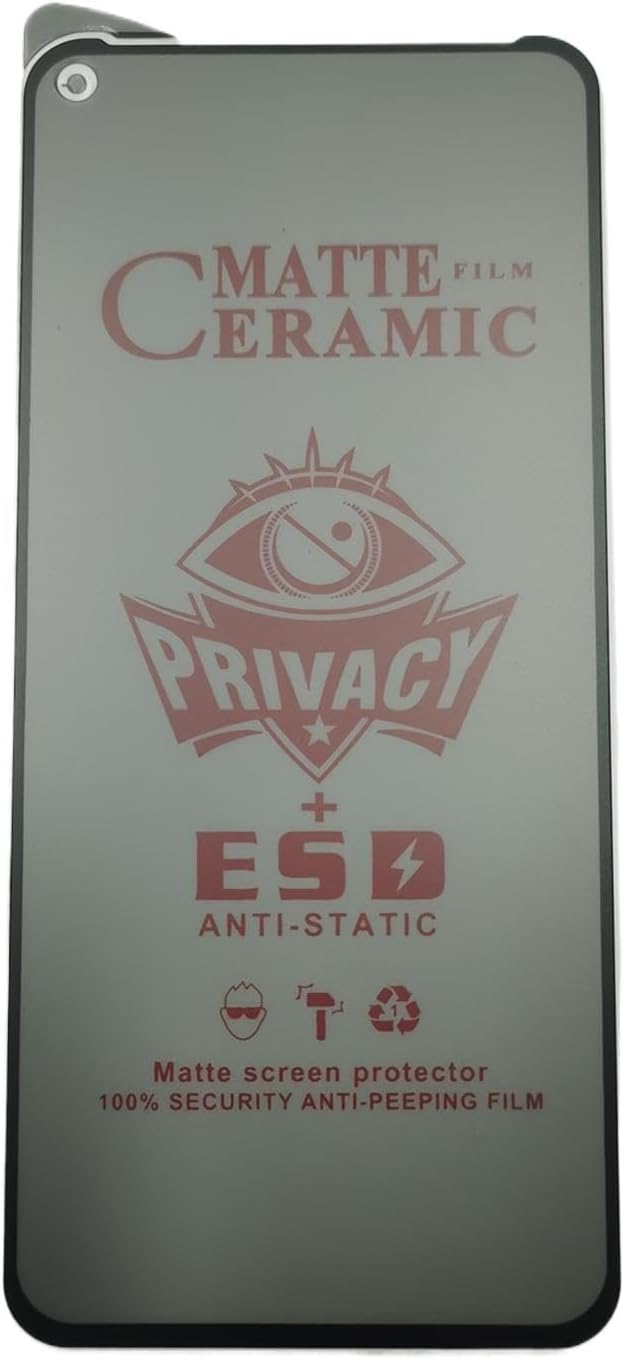 Matte ceramic privacy screen protector.