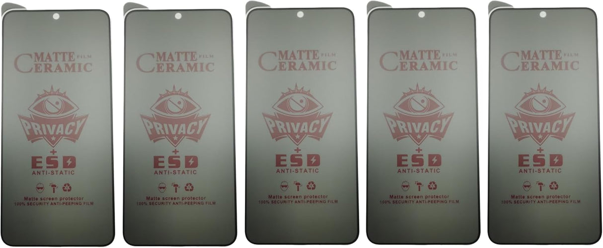 Matte ceramic privacy screen protectors.