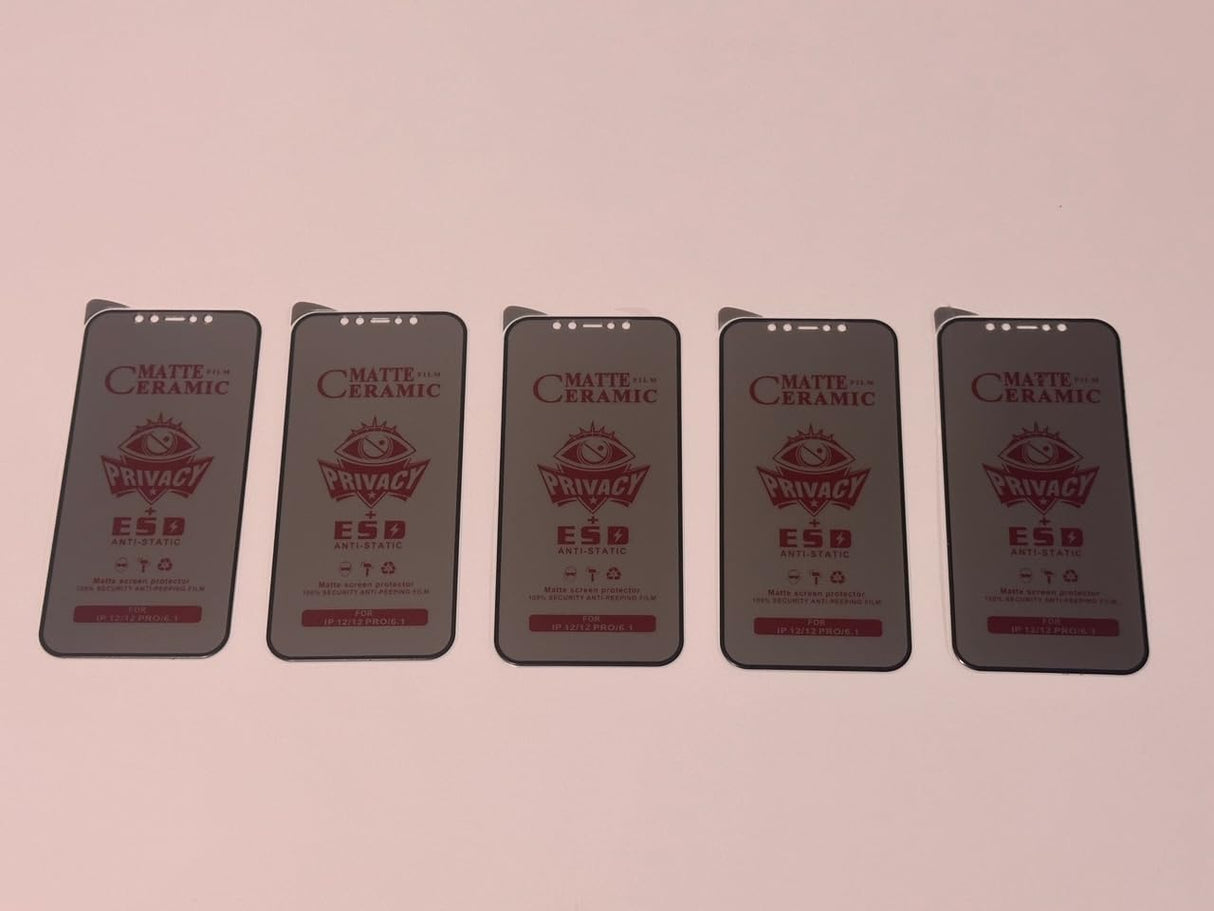 Matte ceramic privacy screen protectors.