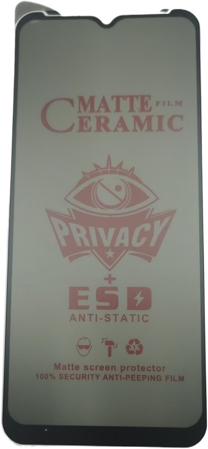 Matte ceramic privacy screen protector.