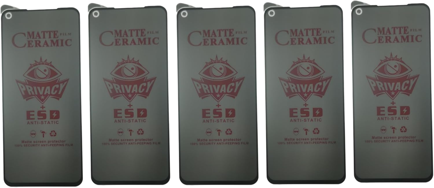 Matte ceramic privacy screen protectors.