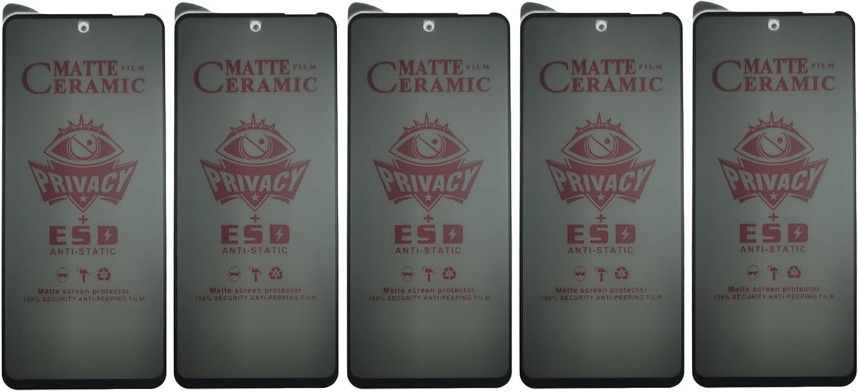 Matte ceramic privacy screen protectors.