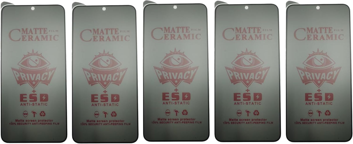 Matte ceramic privacy screen protectors.