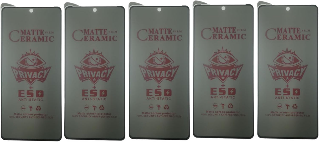 Matte ceramic privacy screen protectors.