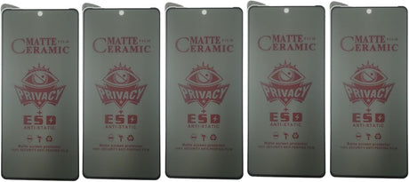 Matte ceramic privacy screen protectors.