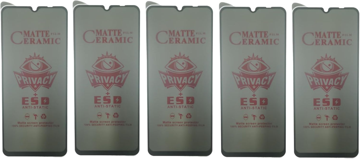 Matte ceramic privacy screen protectors.