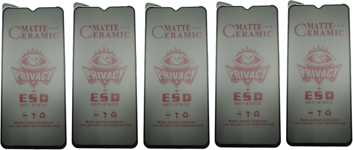 Matte ceramic privacy screen protectors.