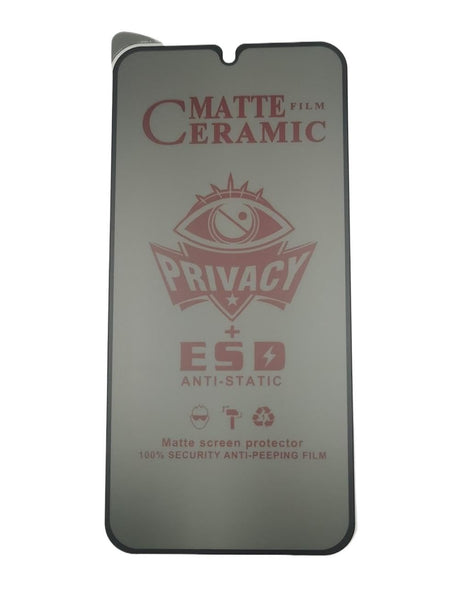 Matte ceramic privacy screen protector.