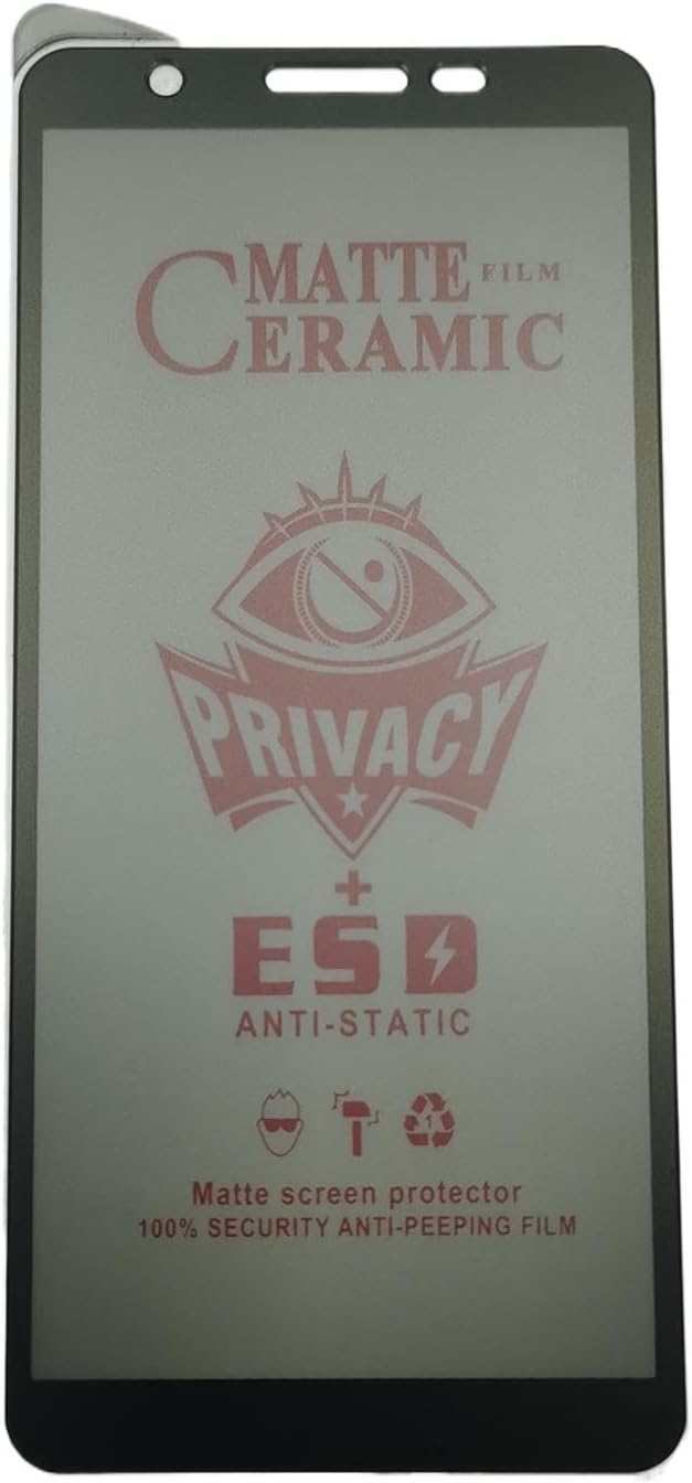 Matte ceramic privacy screen protector.