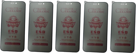 Matte ceramic privacy screen protectors.