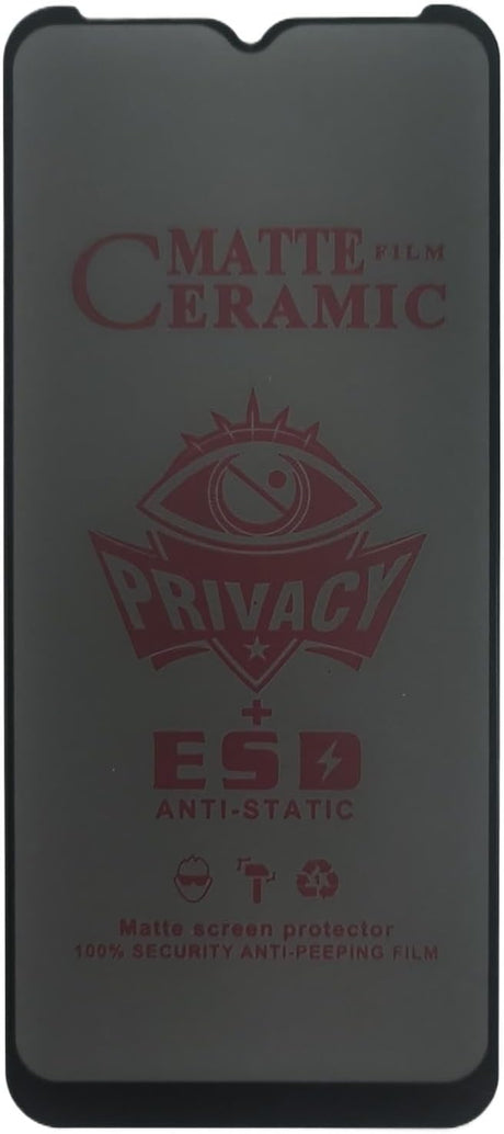 Matte ceramic privacy screen protector.