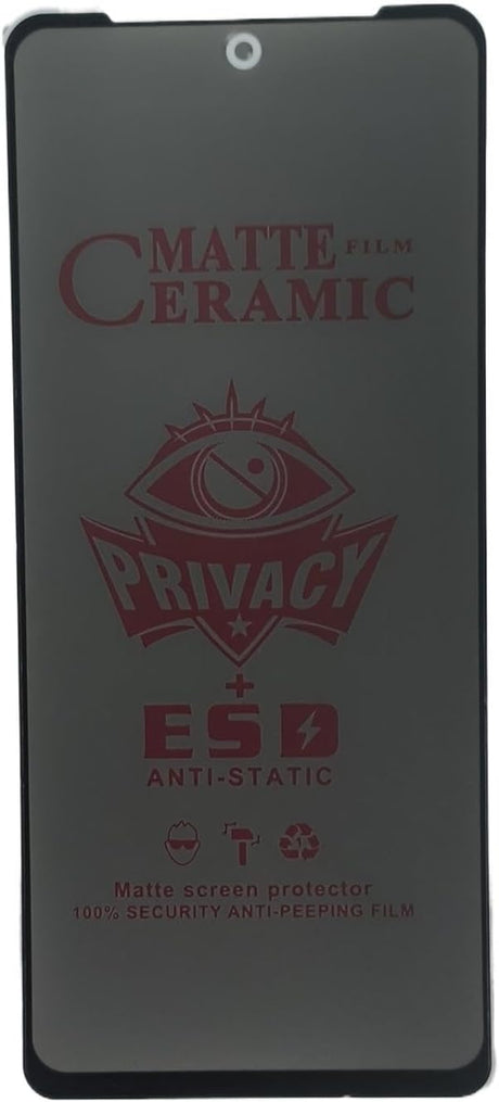 Matte ceramic privacy screen protector.