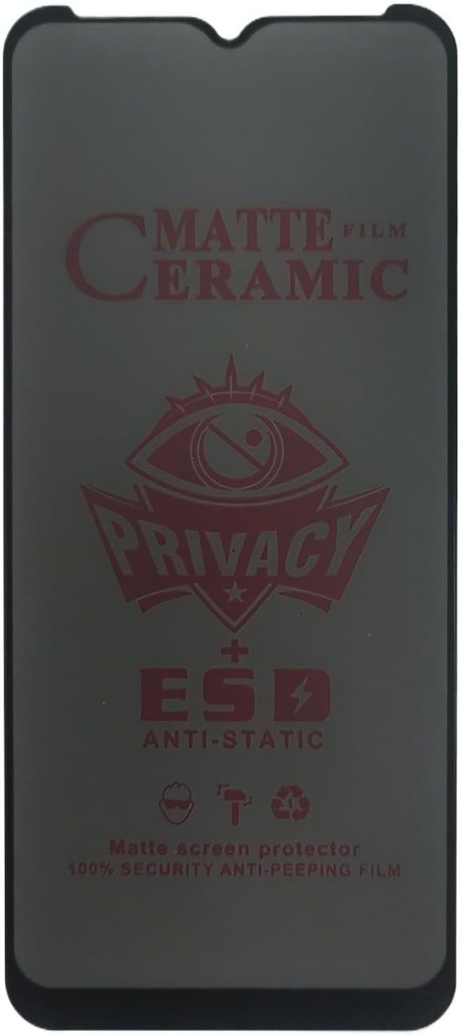 Matte ceramic privacy screen protector.