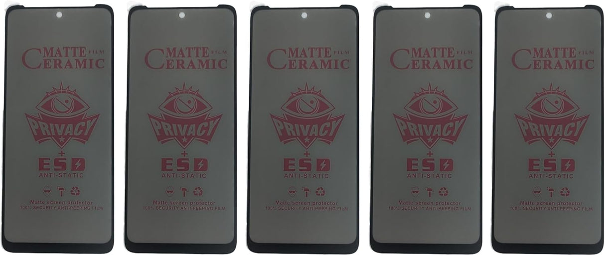 Matte ceramic privacy screen protectors.