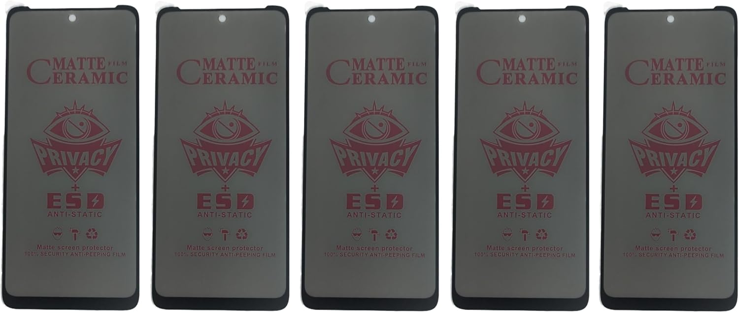 Matte ceramic privacy screen protectors.