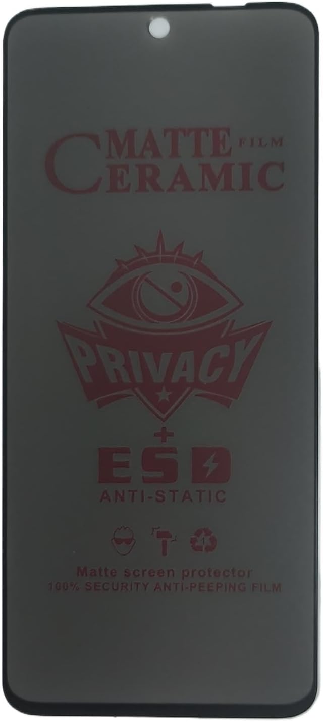 Matte ceramic privacy screen protector.