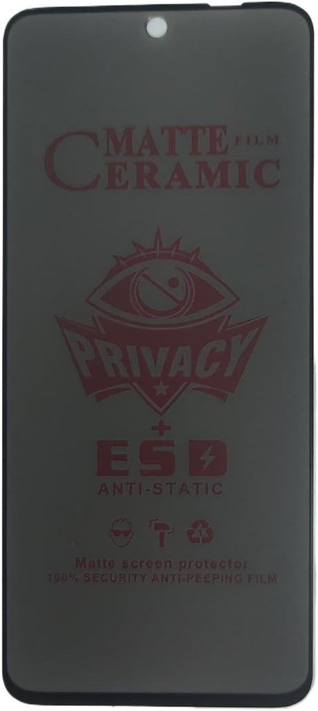 Matte ceramic privacy screen protector.
