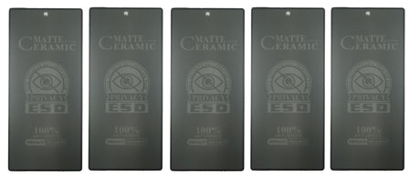 Matte ceramic screen protectors.
