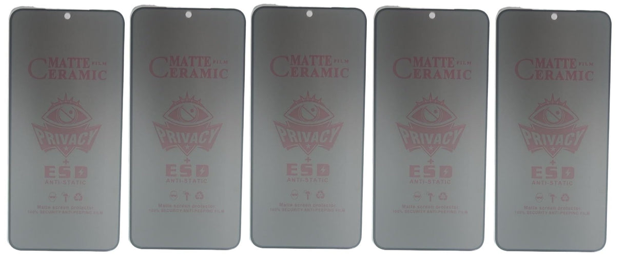 Matte ceramic screen protectors.