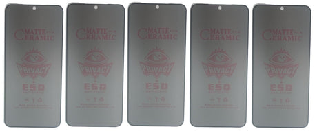 Matte ceramic screen protectors.