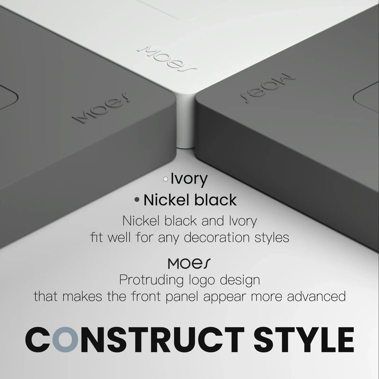 Modern light switch covers.