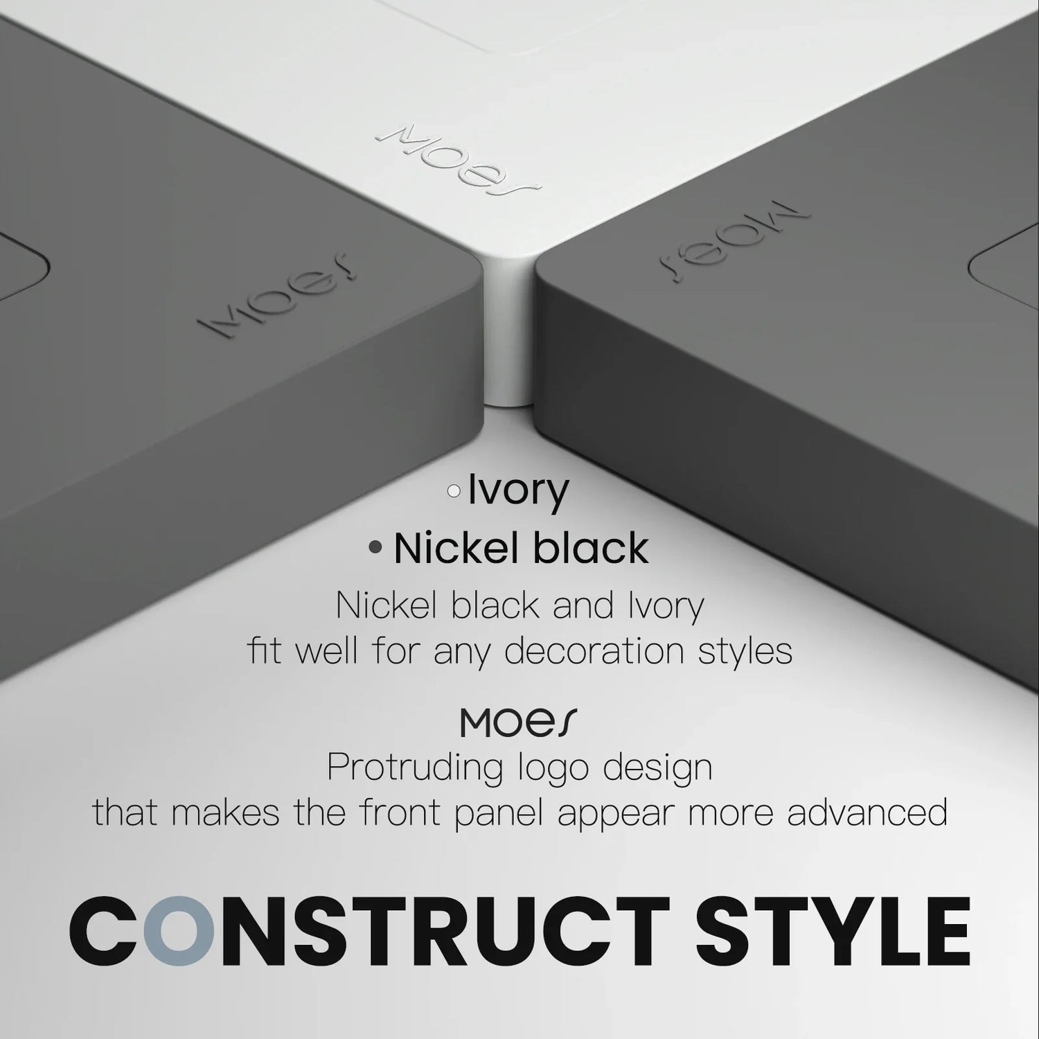 Modern light switch covers.