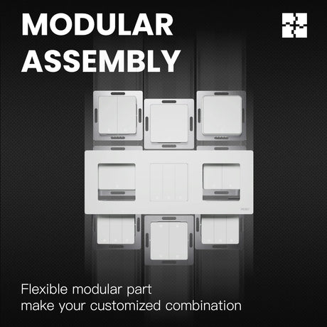 Modular electrical switch assembly.