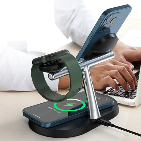 Multi-device charging stand.