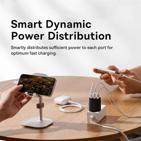 Multi-port USB charging device with smart power distribution capabilities.