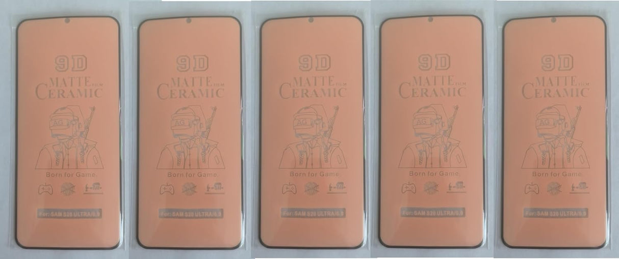 Multiple matte ceramic screen protectors.