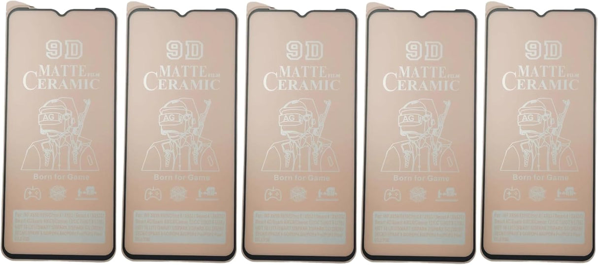 Multiple matte ceramic screen protectors.
