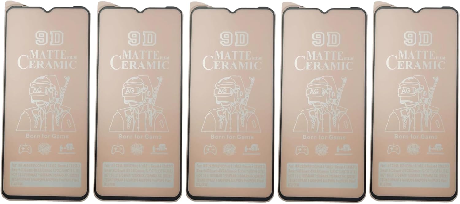 Multiple matte ceramic screen protectors.