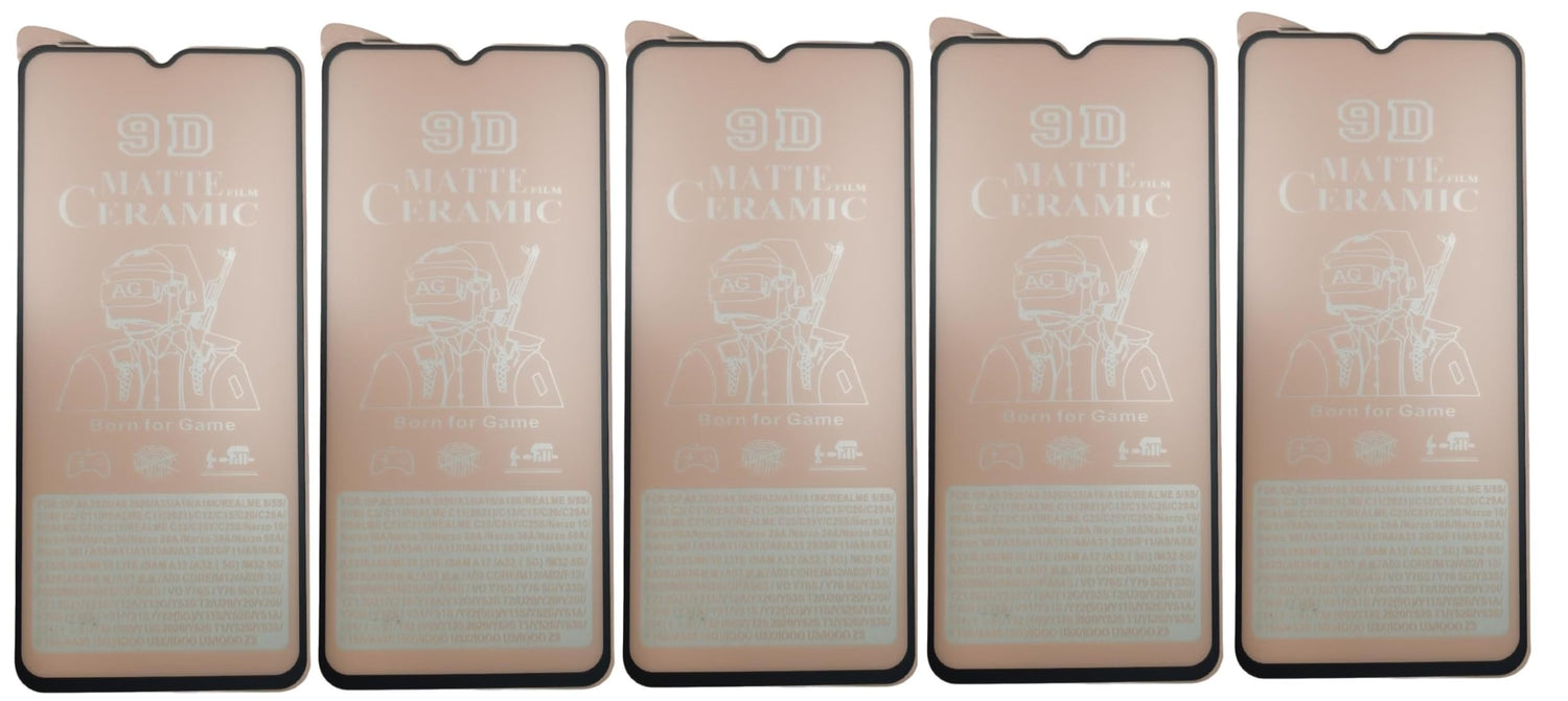 Multiple smartphone screen protectors.