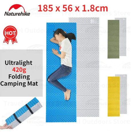 naturehike ultralight camping mat with waterproof backing