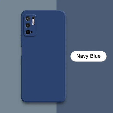 the navy blue iphone case is shown with the text navy blue