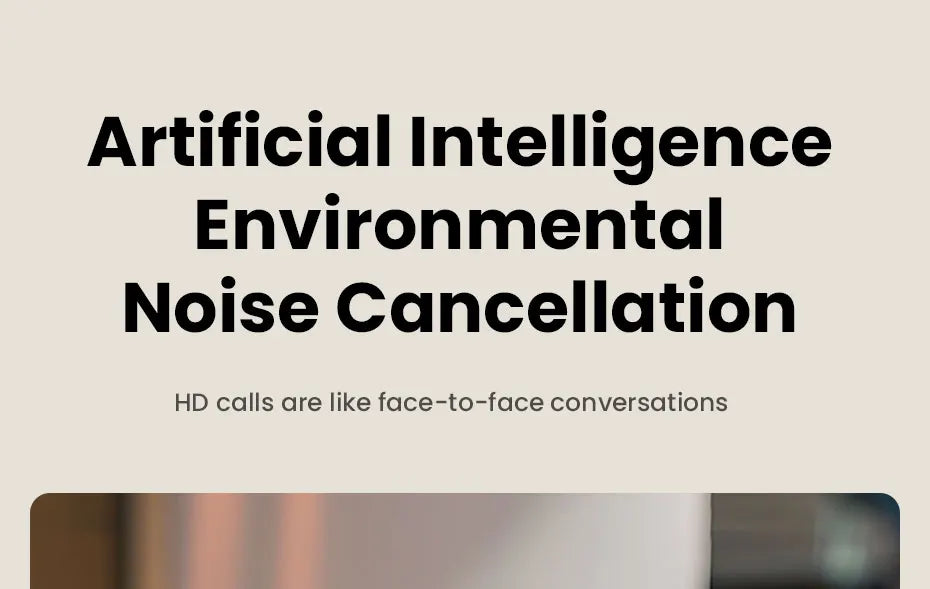Noise cancellation technology.