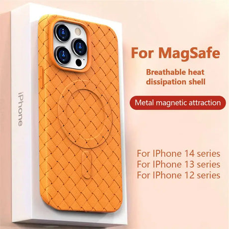 the case is made from woven fabric and has a phone holder