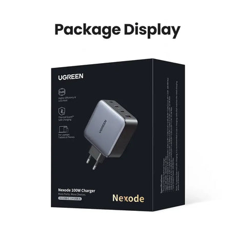 the packaging for the ugen usb charger
