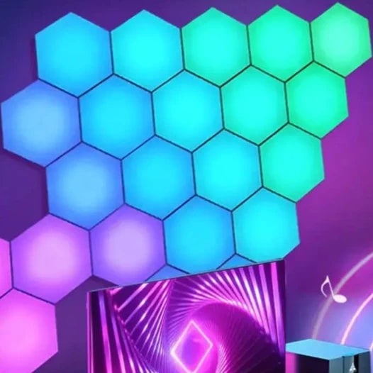 A person holding a smart phone and a smart device