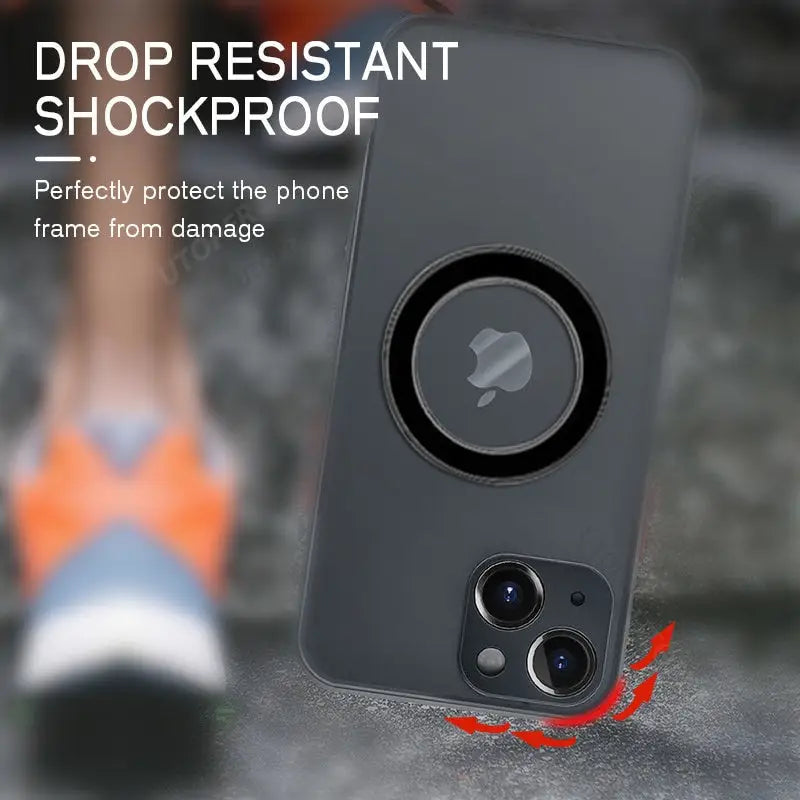 the iphone case is designed to protect the phone from damage
