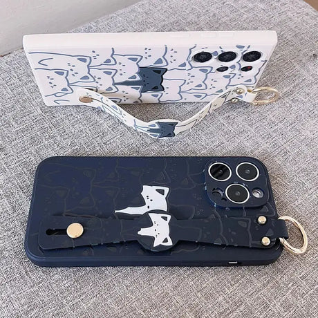 A phone case with a camera attached to it