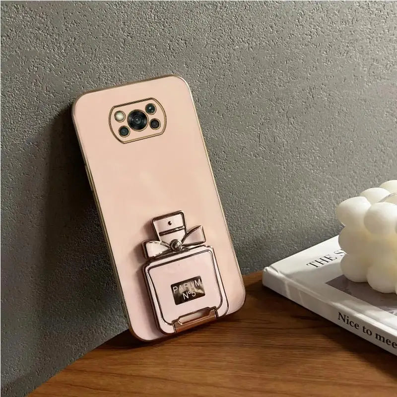 A phone case with a camera attached to it