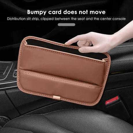 car phone holder with a leather case