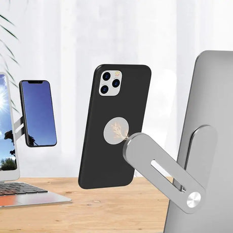 the iphone and ipad stand with a phone holder