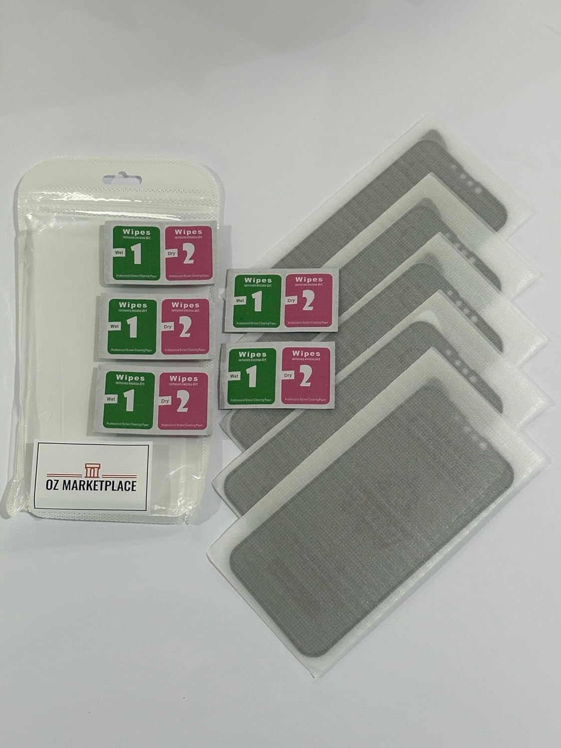 Phone screen protector set.