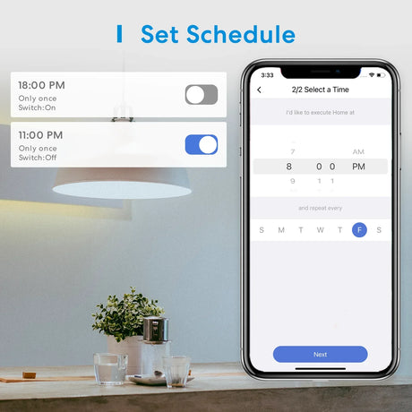 a phone with the text’i schedule’on it