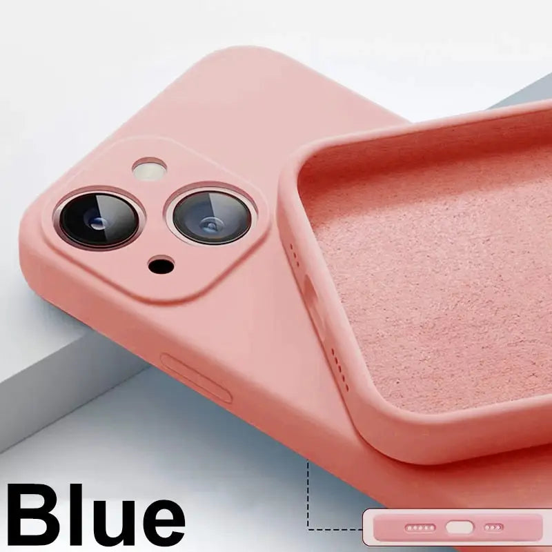 the case is made from a soft pink plastic